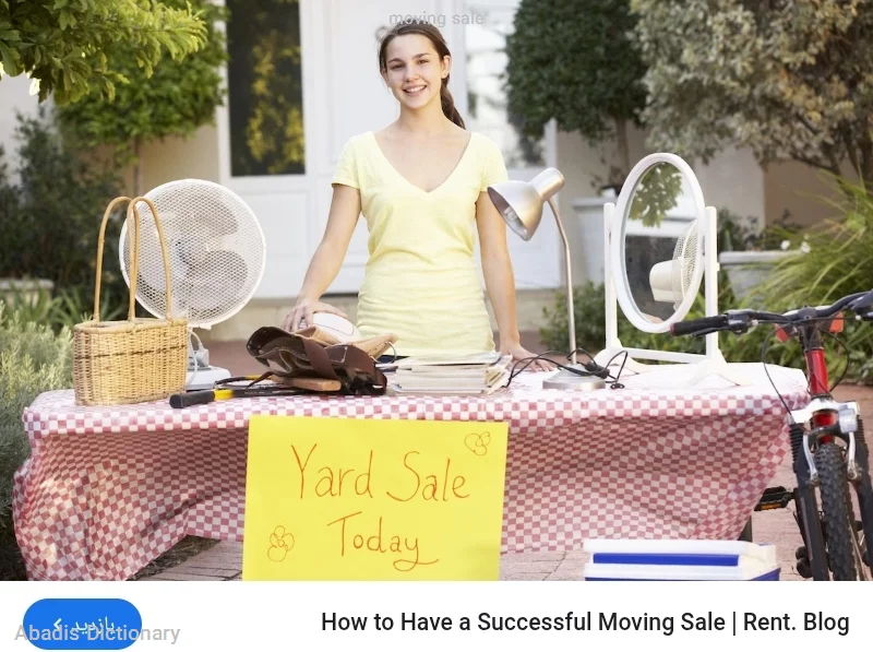 moving sale